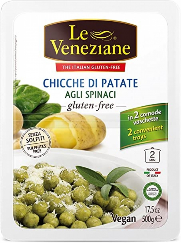 LE VENEZIANE CHICCHE DI PATATE AGLI SPINACI 500 G