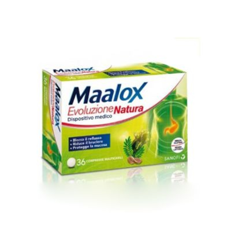 MAALOX EVOLUZIONE NATURA 36 COMPRESSE MASTICABILI