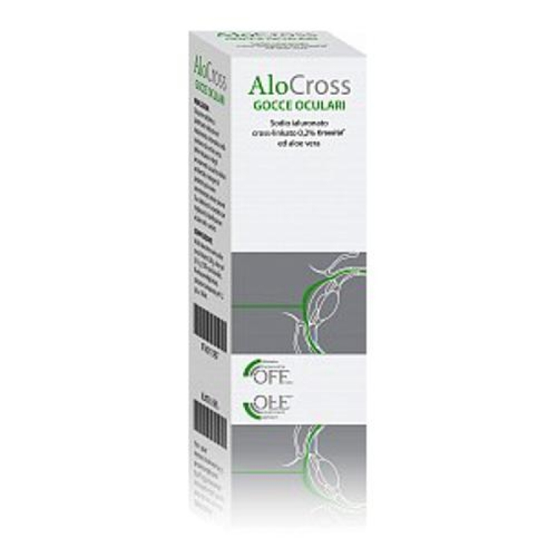 GOCCE OCULARI ALOCROSS ACIDO IALURONICO CROSS-LINKATO 0,2% E ALOE VERA 8 ML