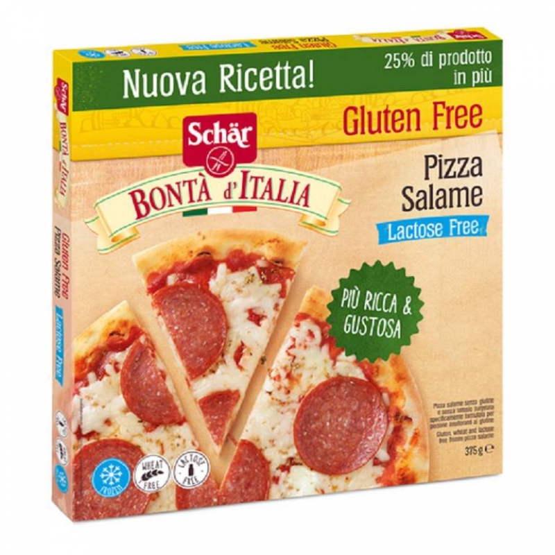 SCHAR SURGELATI PIZZA SALAME BONTA' D'ITALIA 750 G 1 PEZZO