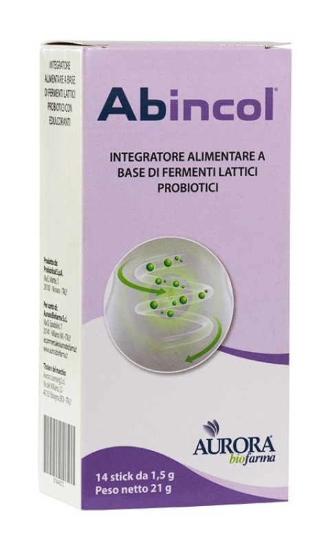 ABINCOL 14 STICK OROSOLUBILI