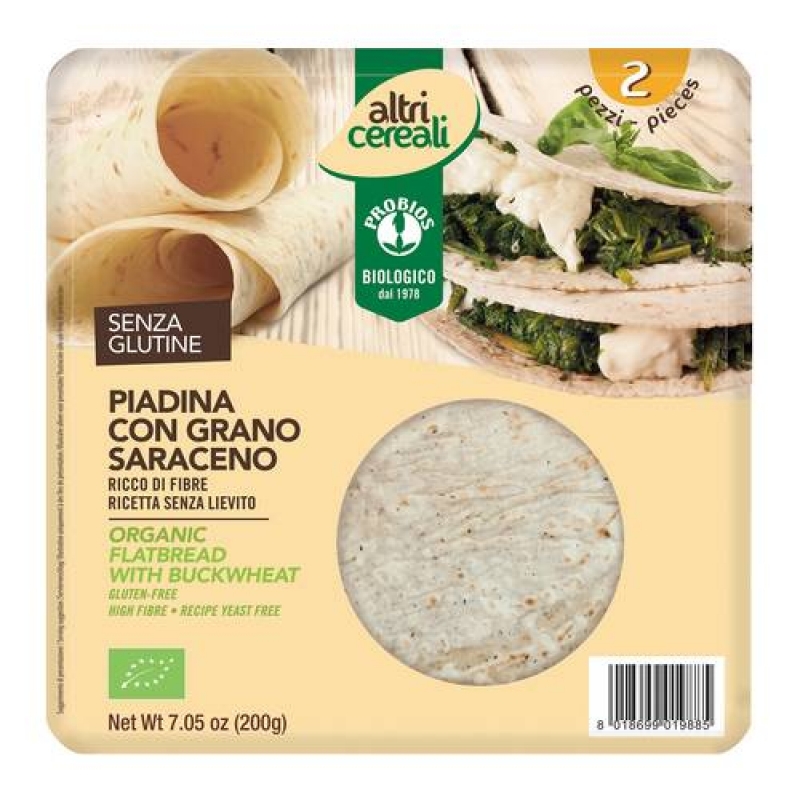 ALTRICEREALI PIADINA CON GRANO SARACENO 200 G