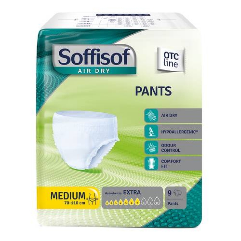 SOFFISOF AIR DRY PANTS EXTRA OTC M 9 PEZZI