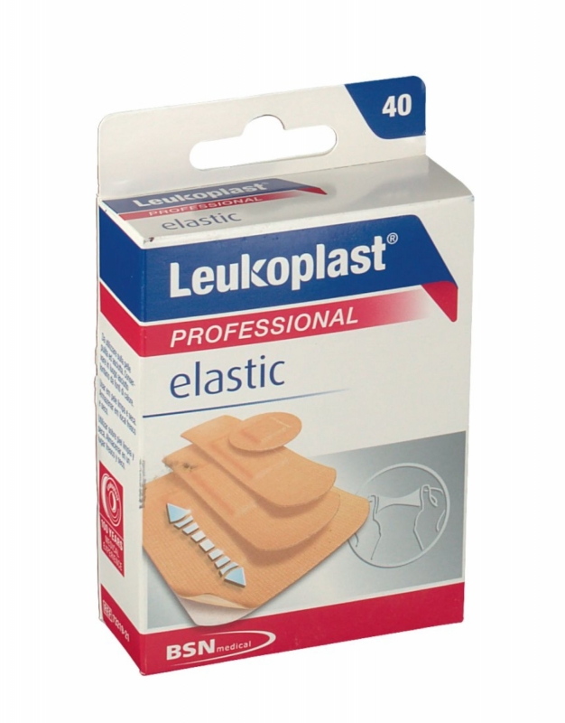 LEUKOPLAST ELASTIC 40 PEZZI ASSORTITI