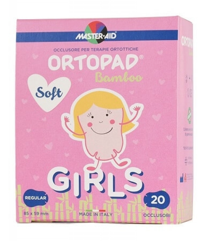 CEROTTO OCULARE PER ORTOTTICA ORTOPAD SOFT GIRLS M 20 PEZZI