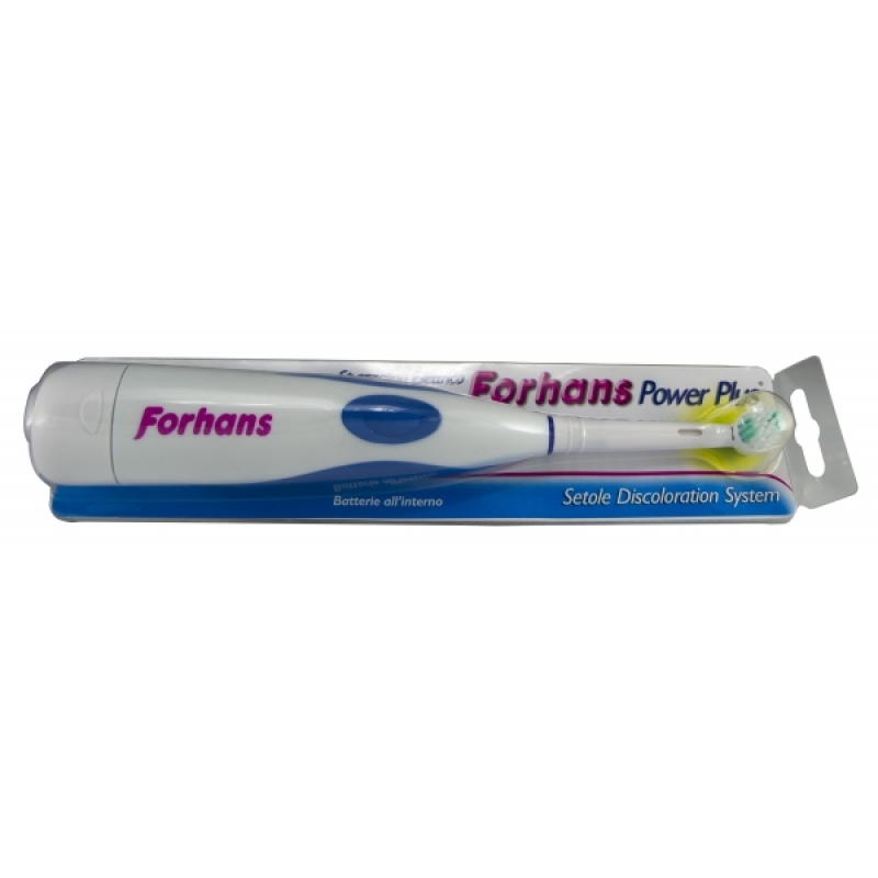 FORHANS SPAZZOLINO ELETTRICO POWER PLUS BLU