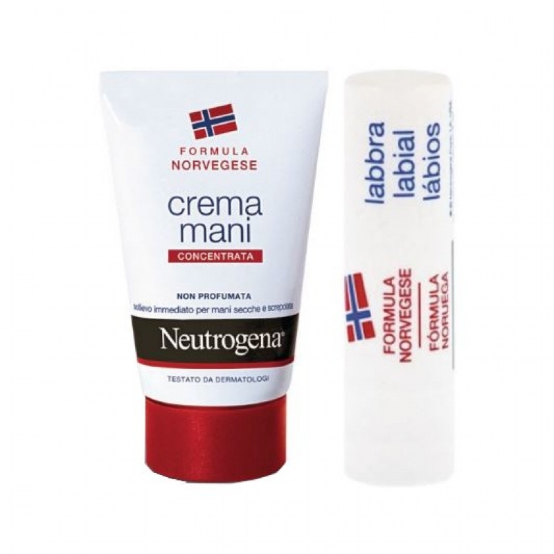 NEUTROGENA MANI NON PROFUMATO + LIPSTICK BUNDLE