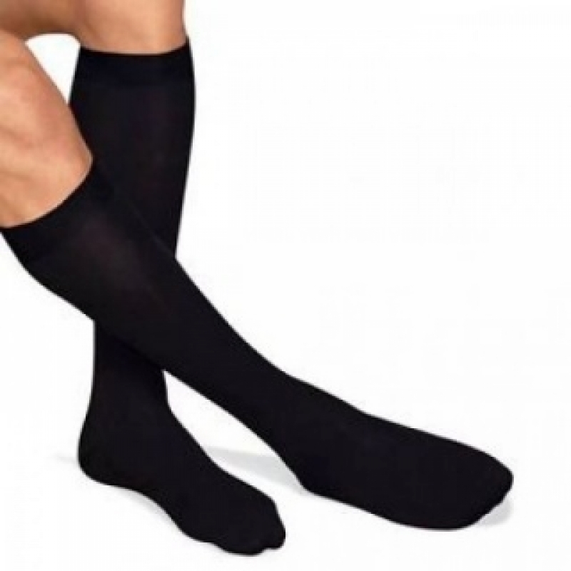 GAMBALETTO UOMO COTTON MED 18 MM HG BLACK 5