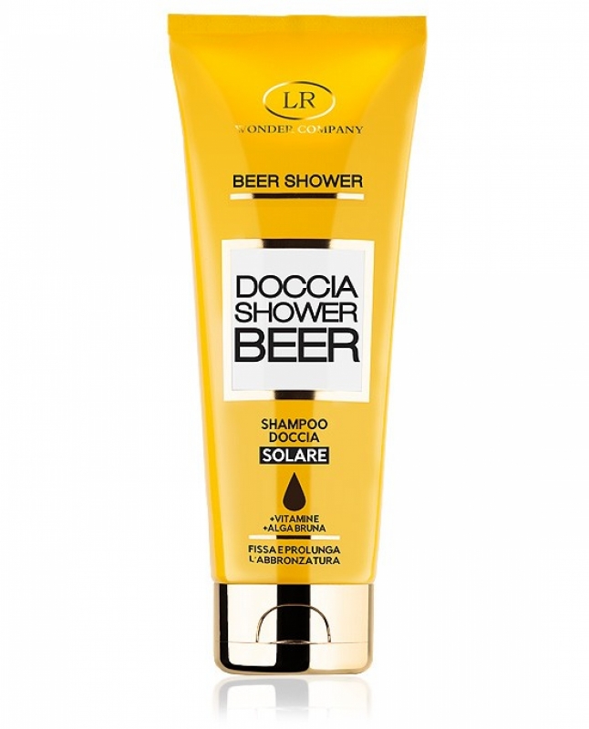 BEER SHOWER SHAMPOO DOCCIA SOLARE FISSATIVO E PROLUNGATORE ABBRONZATURA 250 ML