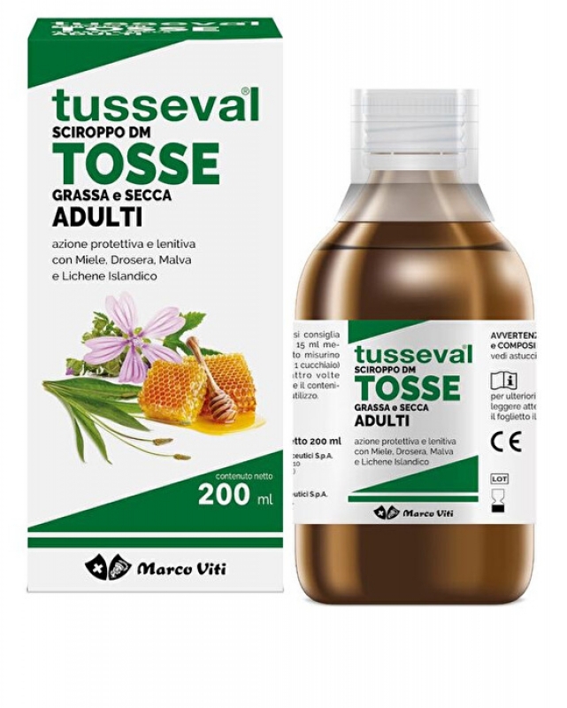 TUSSEVAL SCIROPPO TOSSE ADULTI 200 ML