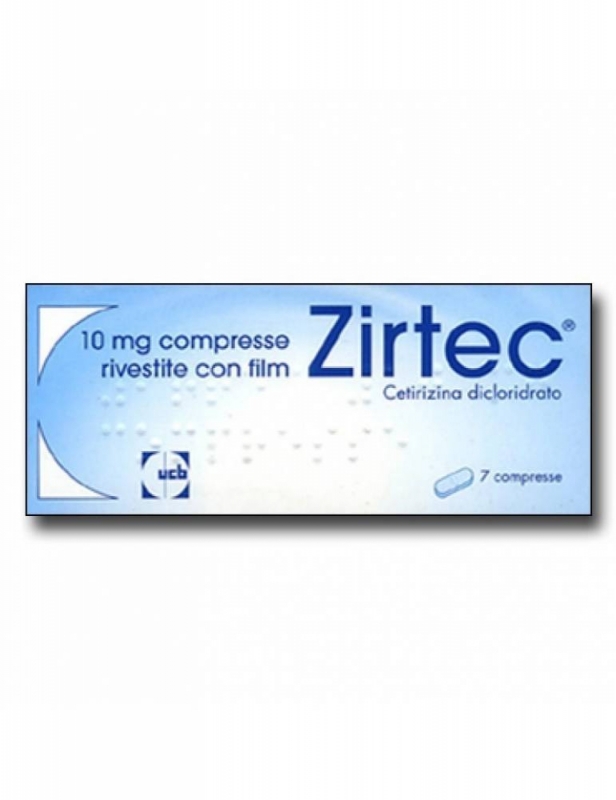 ZIRTEC 10mg 7 COMPRESSE RIVESTITE