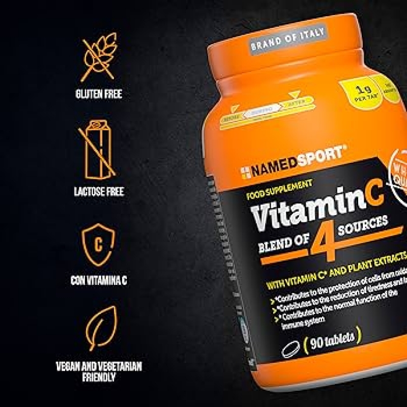 VITAMIN C 4 NATURAL BLEND 90 COMPRESSE